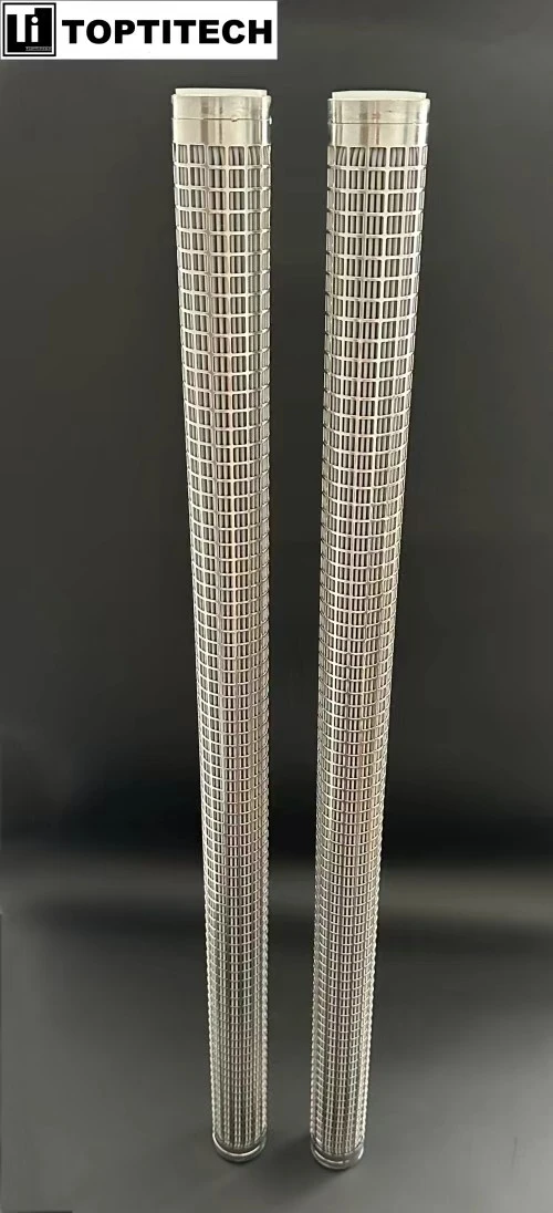 DOE-Edelstahl-Faltenfilterpatrone Mit 2 Mikrometer Für Die Petrochemie factory