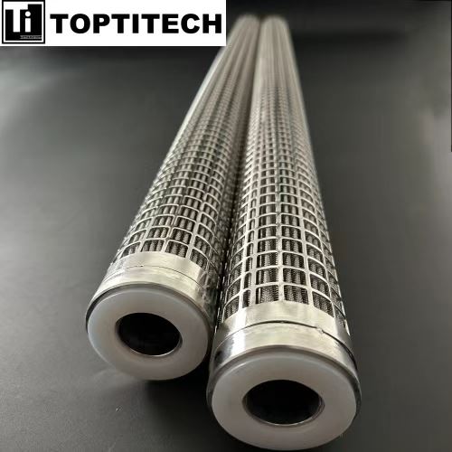 DOE-Edelstahl-Faltenfilterpatrone Mit 2 Mikrometer Für Die Petrochemie